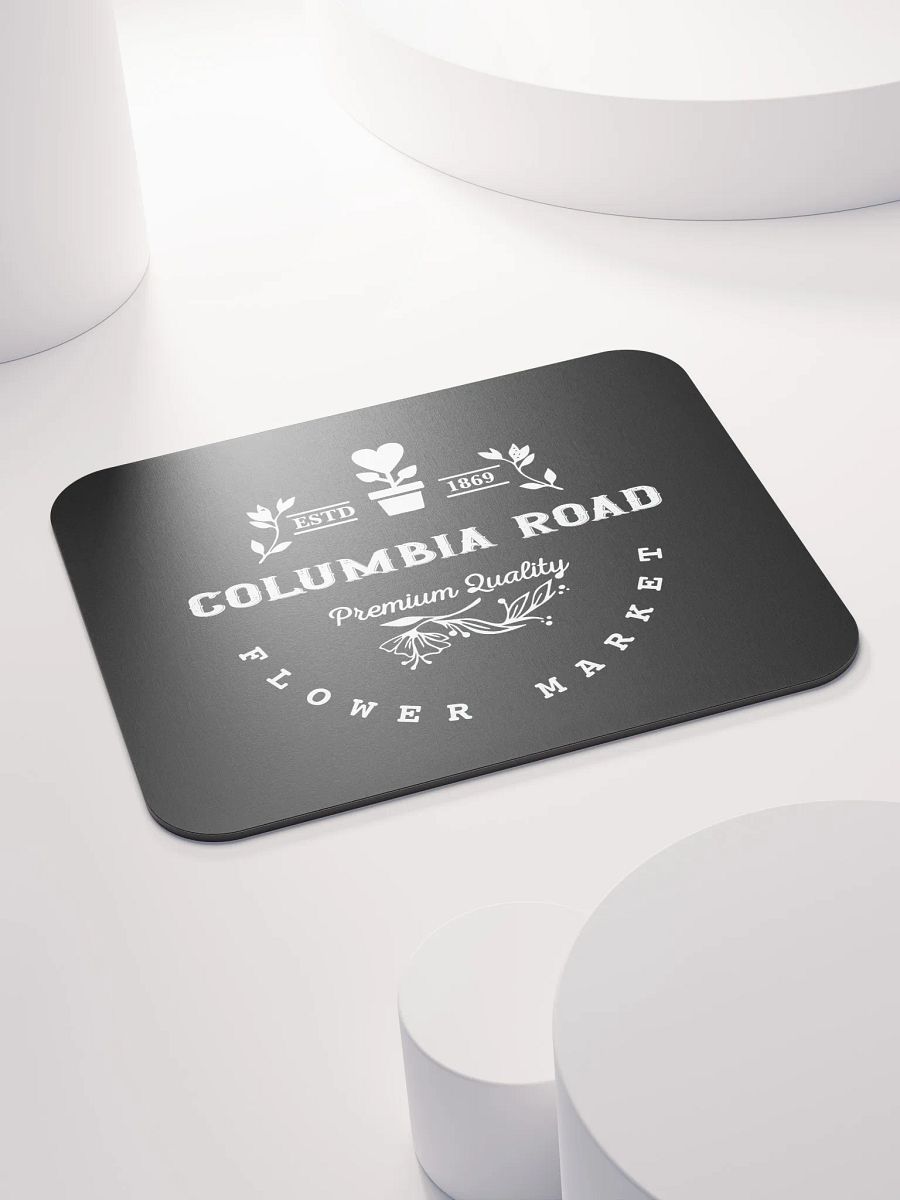 Columbia Road Market Mouse Pad (Black) product image (4)