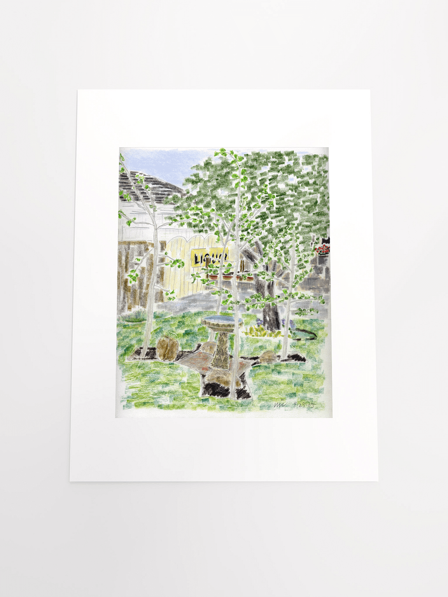 Backyard West View print product image (5)