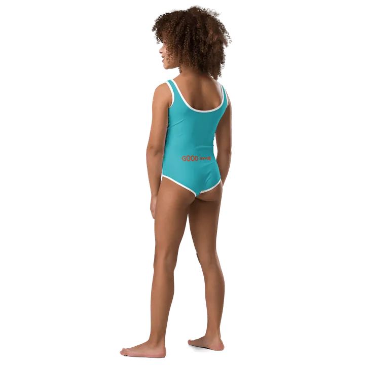 Good Swim Red on Turquoise Kids Swimsuit product image (2)