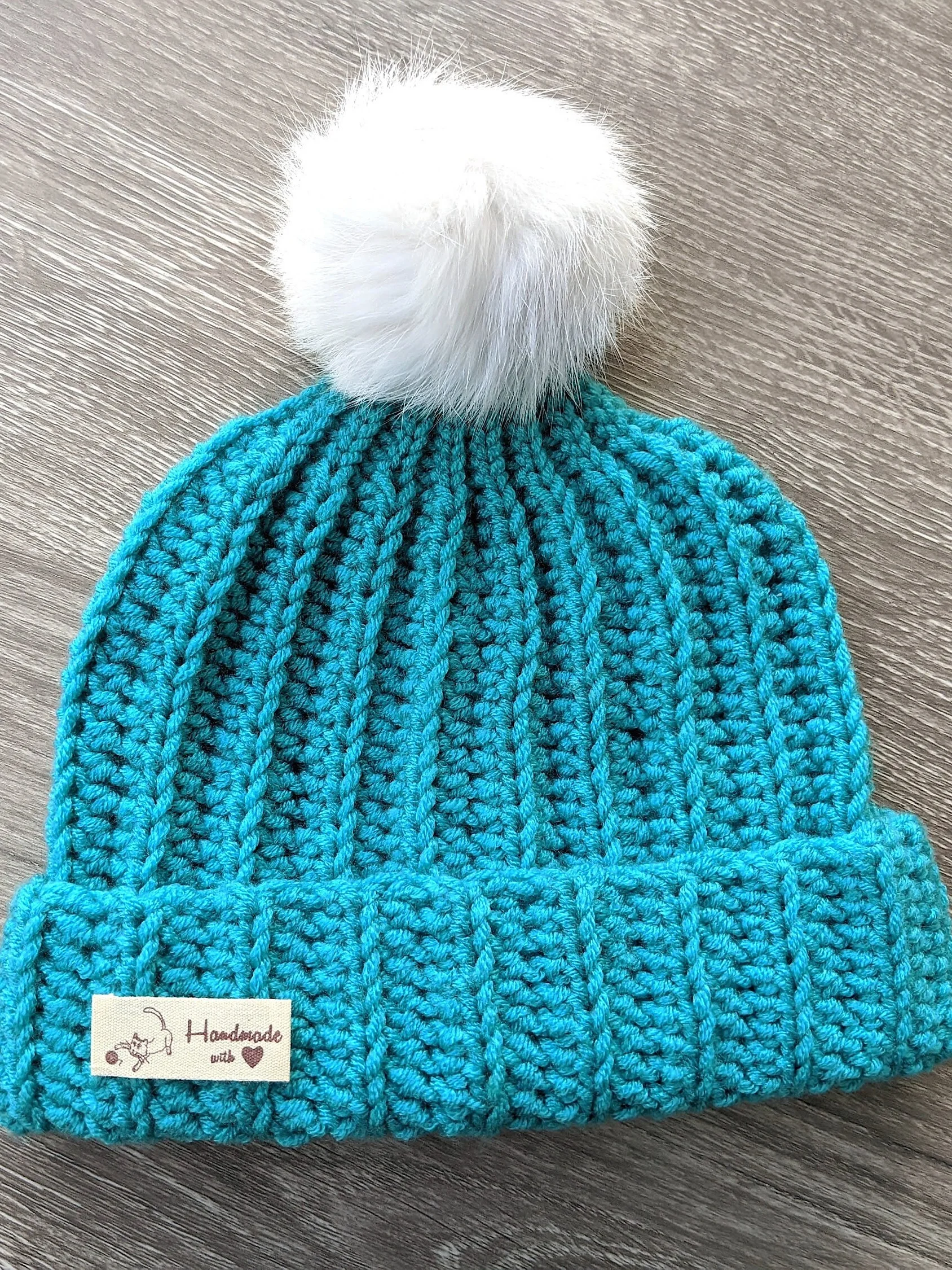 Crochet Baby Turtleneck Dickey & Hat Patterns Set product image (4)