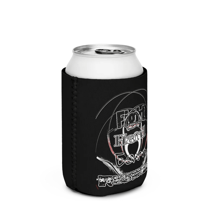Fight Hard Earn Respect - Black - Coozie Can Cooler product image (2)