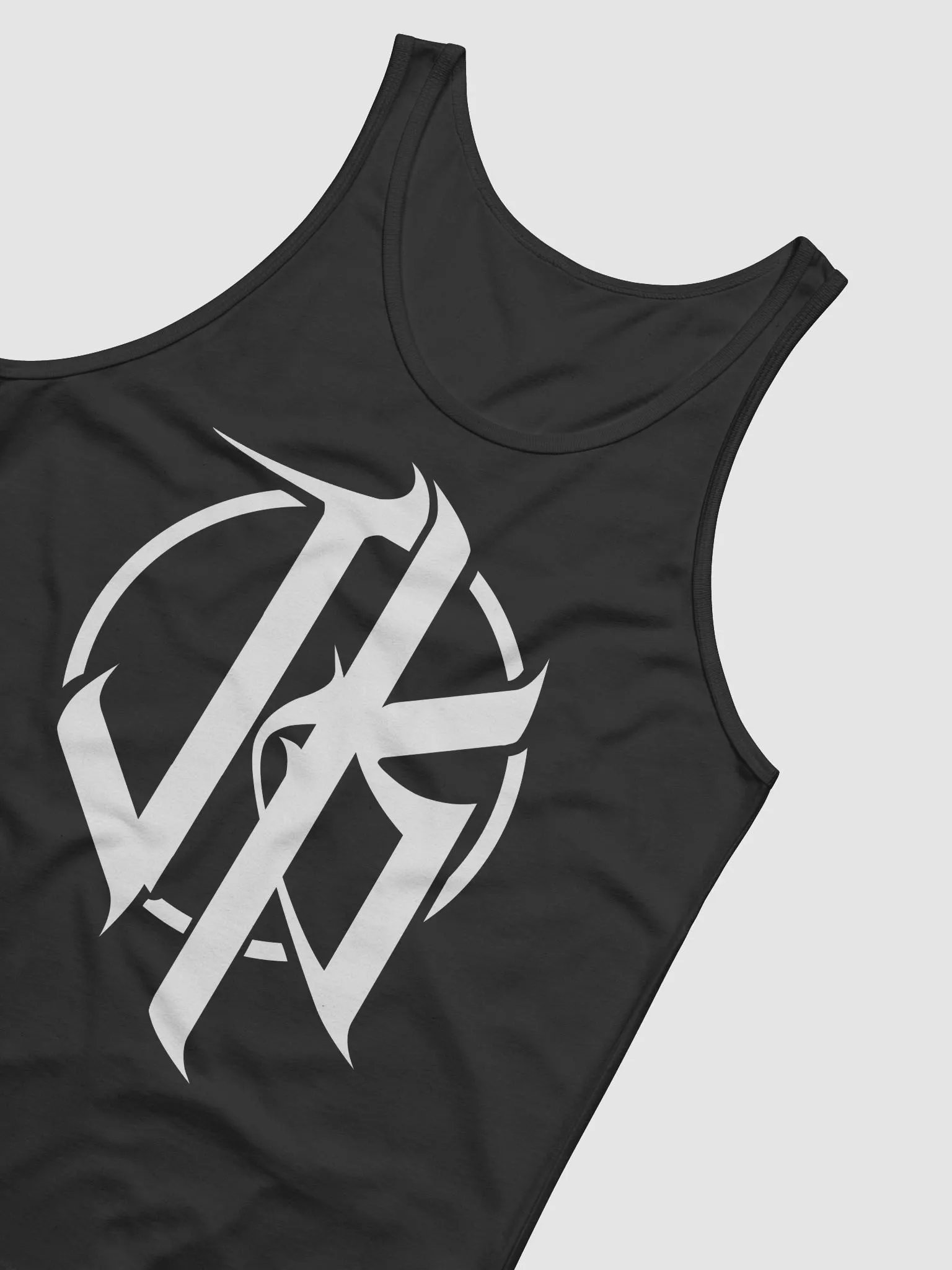 JK Tank Top (White on Black) product image (2)