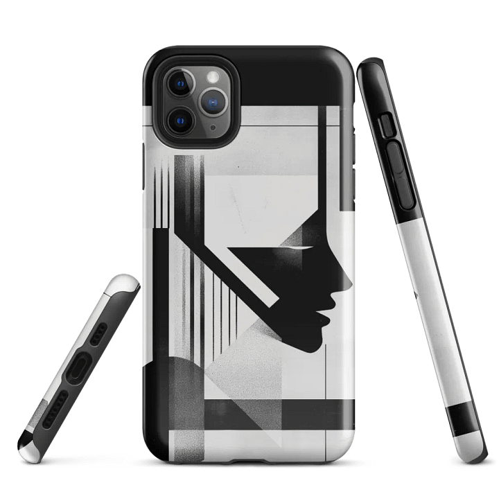 Abstract Persona 003 (Black) (Iphone Tough Case) product image (1)