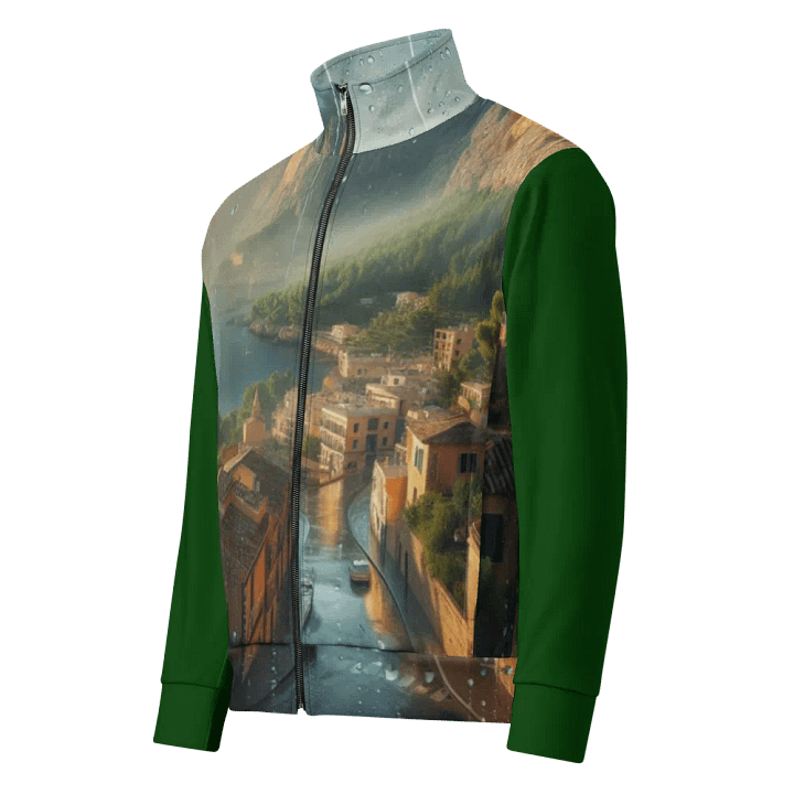 Shadow Green Unisex Track Jacket | Ai Design product image (1)