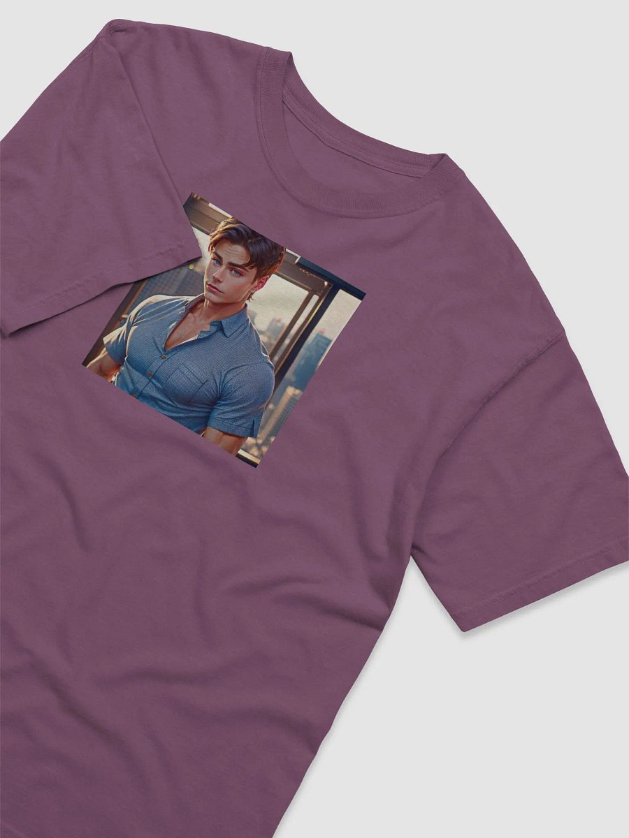 Blue Plaid Handsome Guy T-Shirt product image (30)