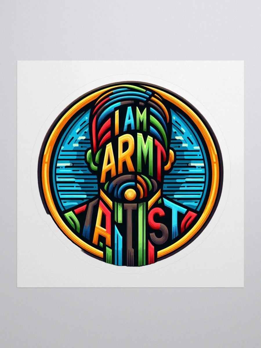 I AM ARTIST Abstract Sticker Set product image (1)
