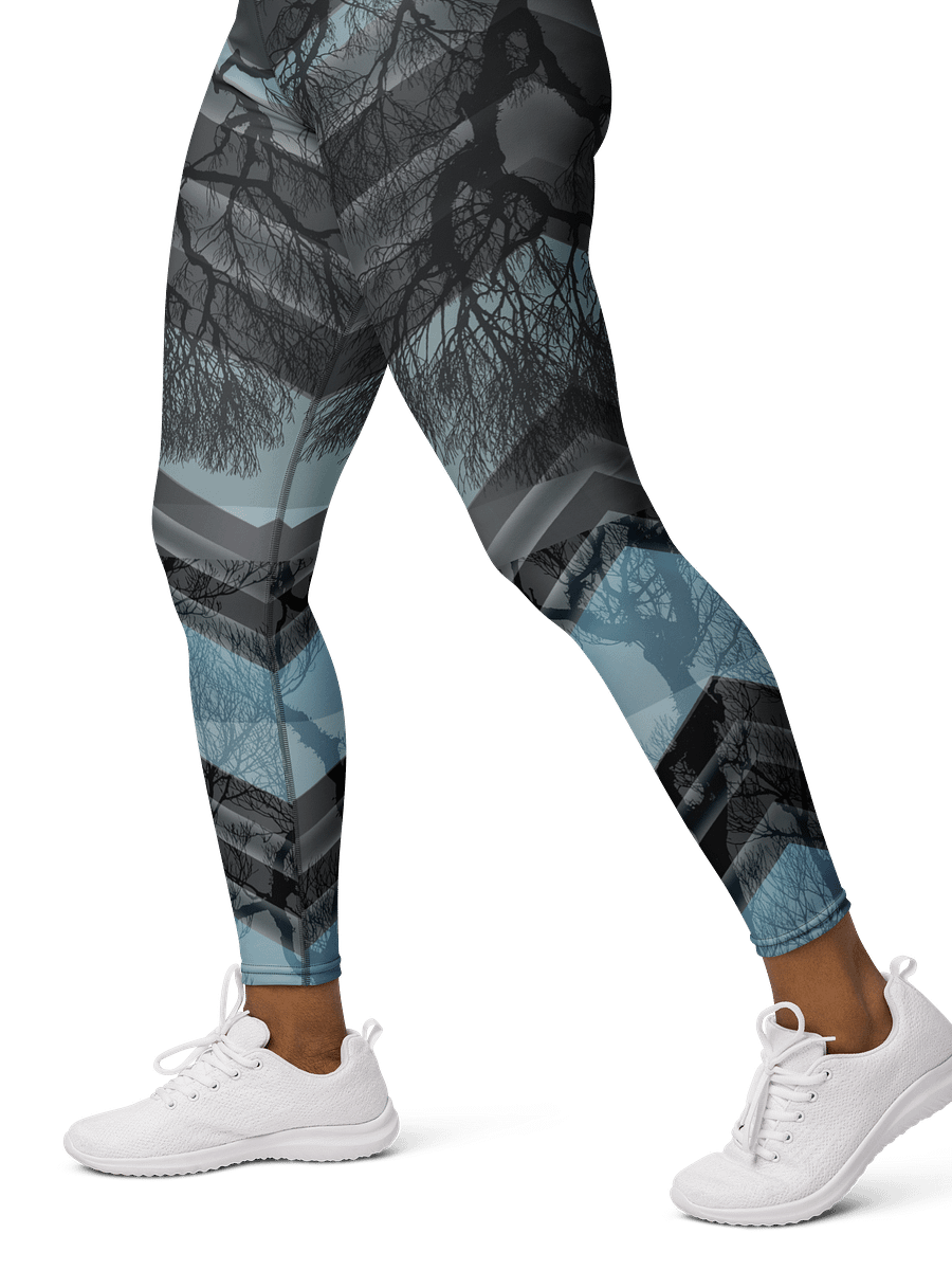 Gray Wood-Yoga Leggings product image (8)