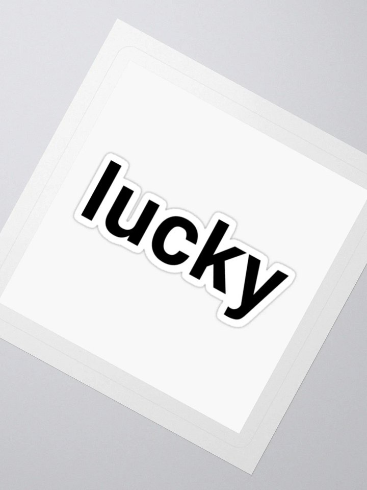 LUCKY sticker product image (2)