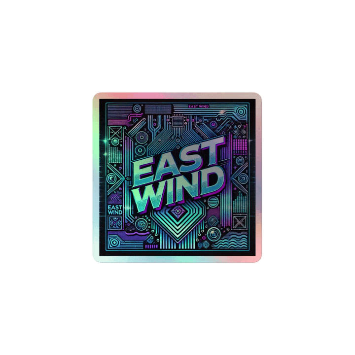 East Wind Holo Sticker product image (1)