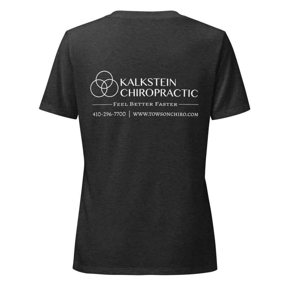 Kalkstein Chiropractic Women's V-Neck Shirt – Stylish Comfort with Logo product image (8)