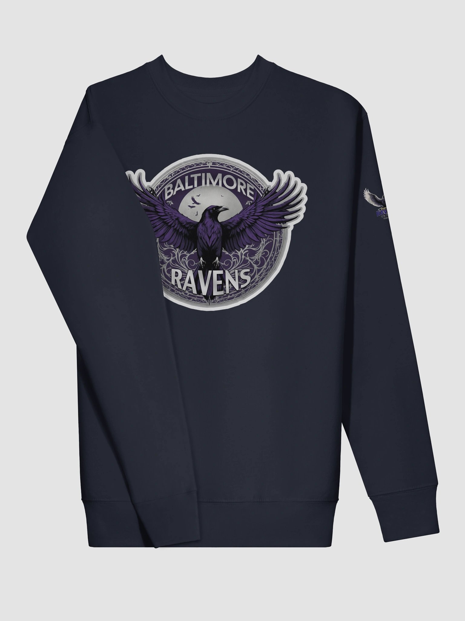 Baltimore Ravens "Fierce Winged" Crewneck Sweat | NFL Home Locker product image (2)