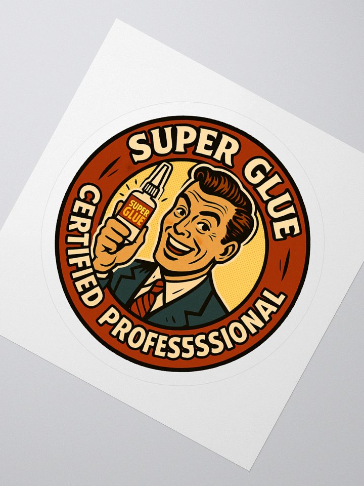 Super Glue Certified Professional Sticker product image (2)