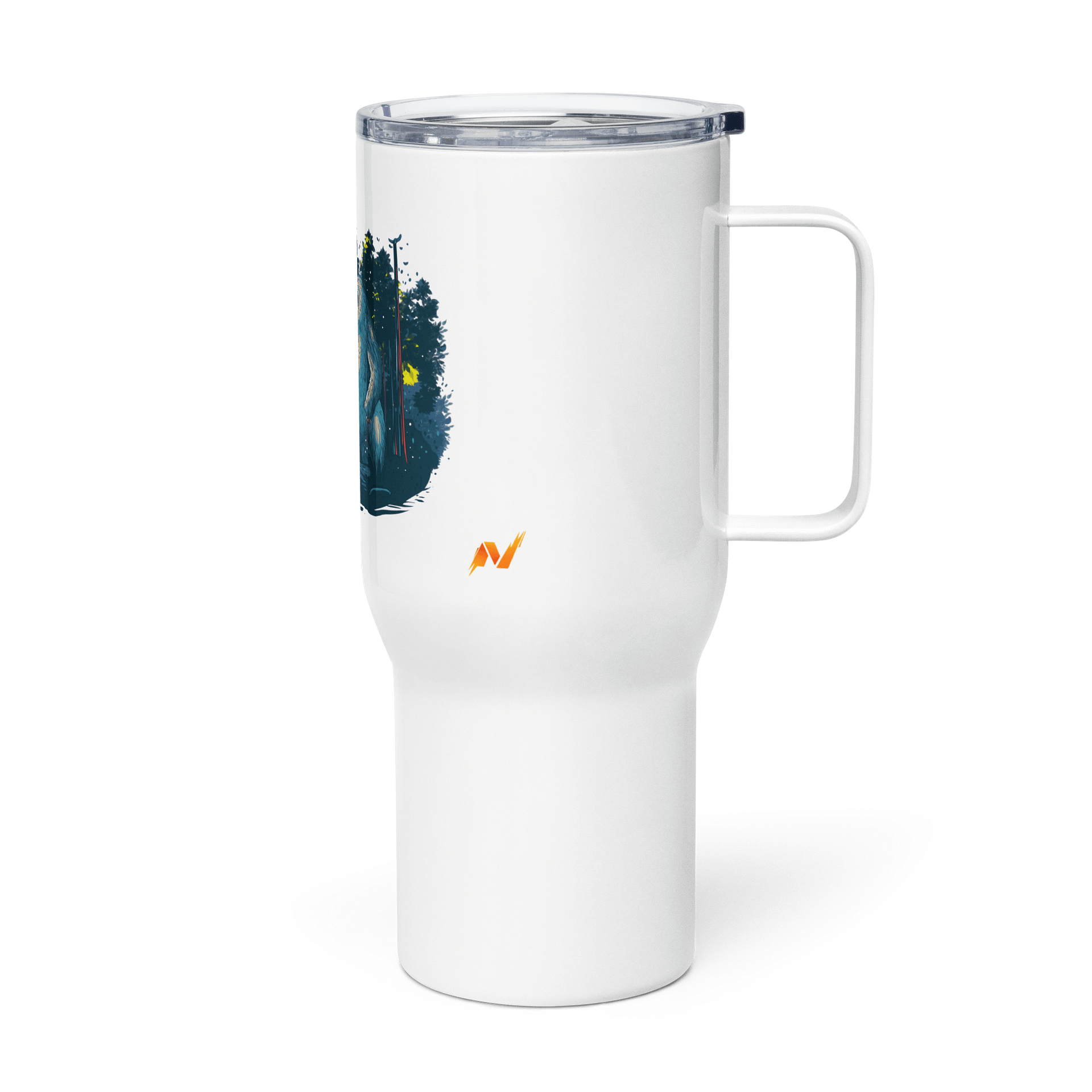 Bear Attack Travel Mug With Handle product image (4)