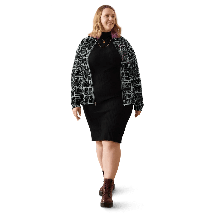 Queen of the Awkward Hug #Autism All Over Print Jacket product image (3)