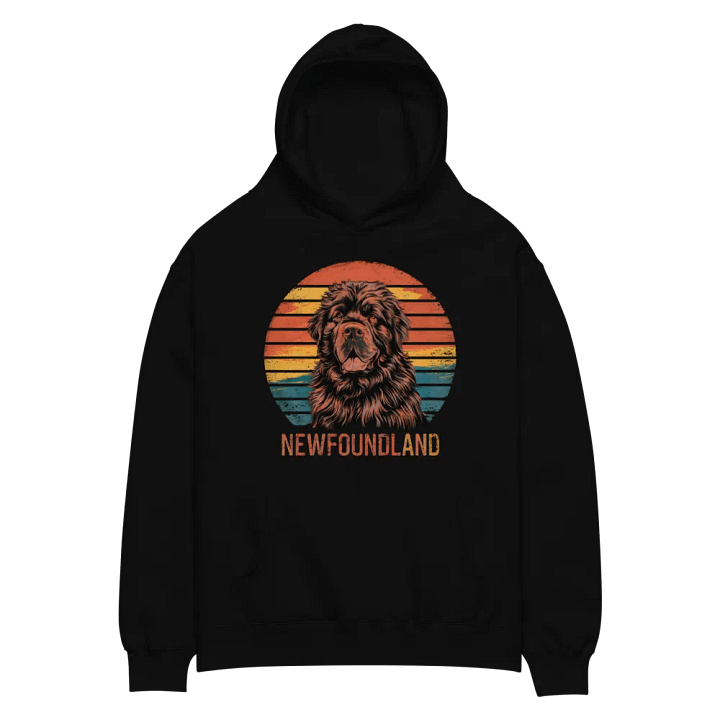 Vintage Newfoundland Dog Hoodie - Cozy and Stylish for Dog Lovers product image (2)