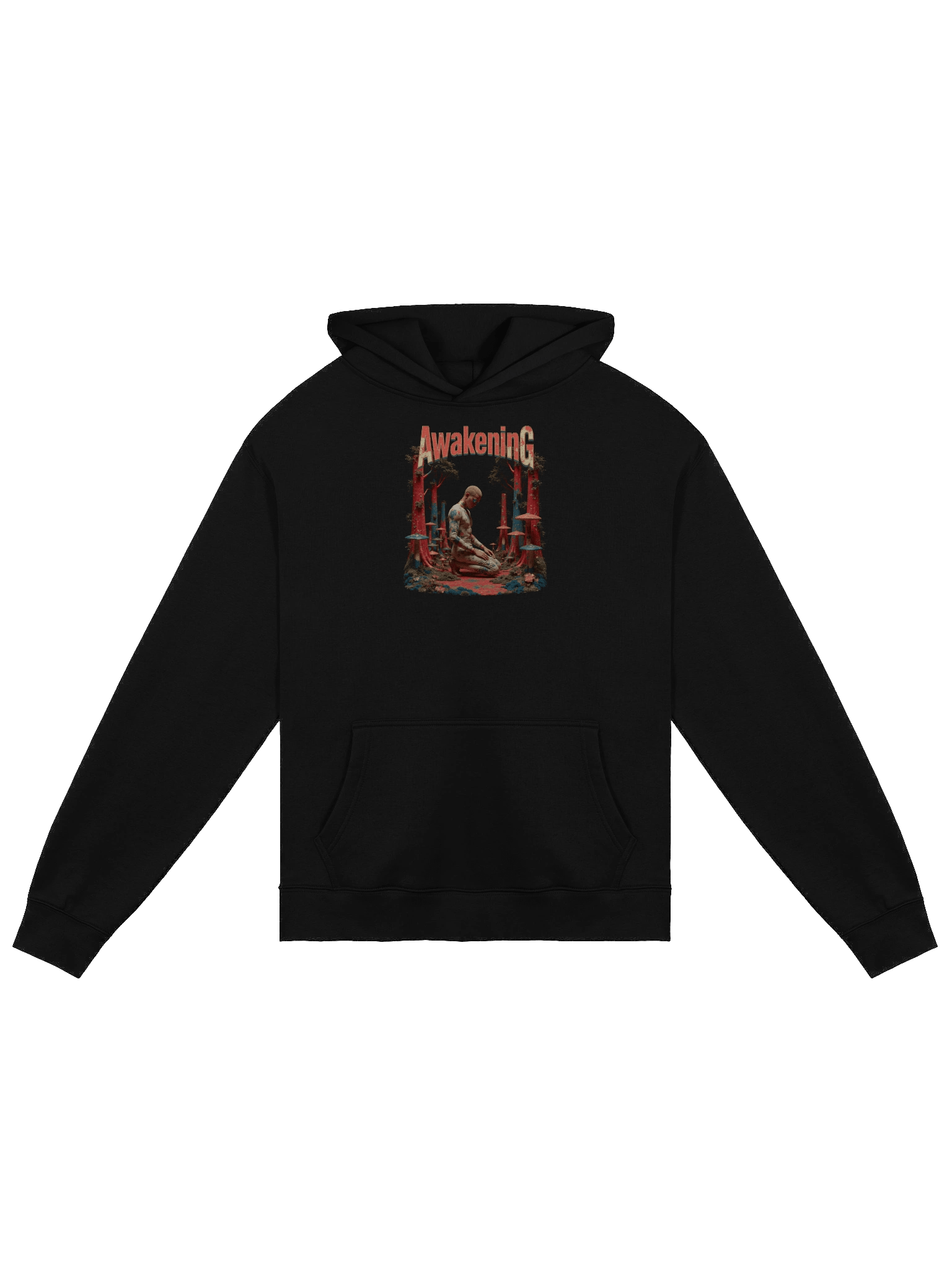 Spiritual Awakening Mystical Mushroom Grove Oversized Hoodie product image (2)