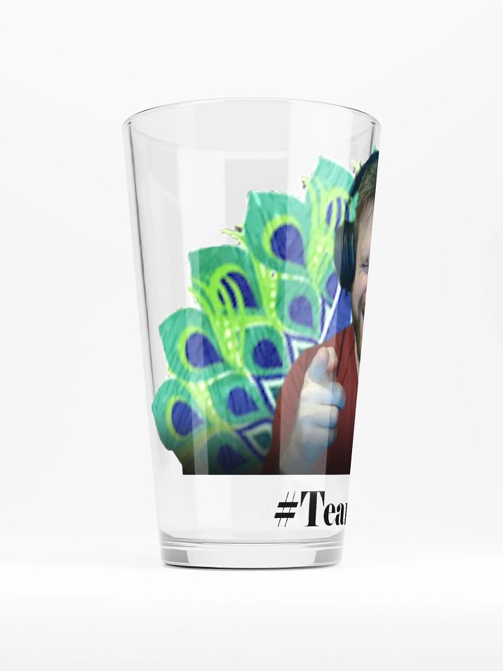 #TeamPeacock Pint Glass product image (2)