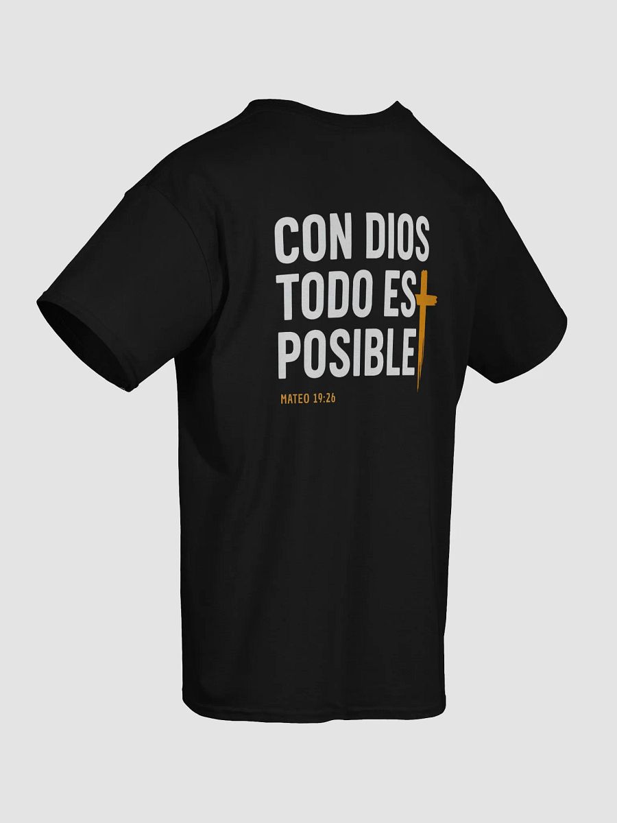 Camiseta Unisex Manga Corta | Con Dios todo es posible product image (8)