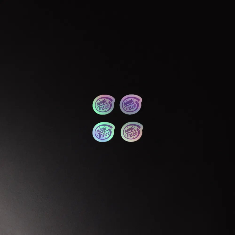 magic inside holo sticker 4 minis product image (2)