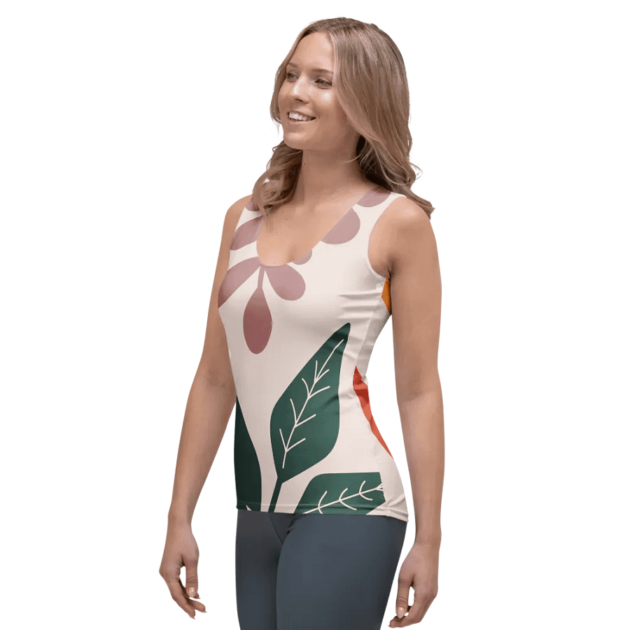 Botanical Bliss All-Over Tank Top product image (3)