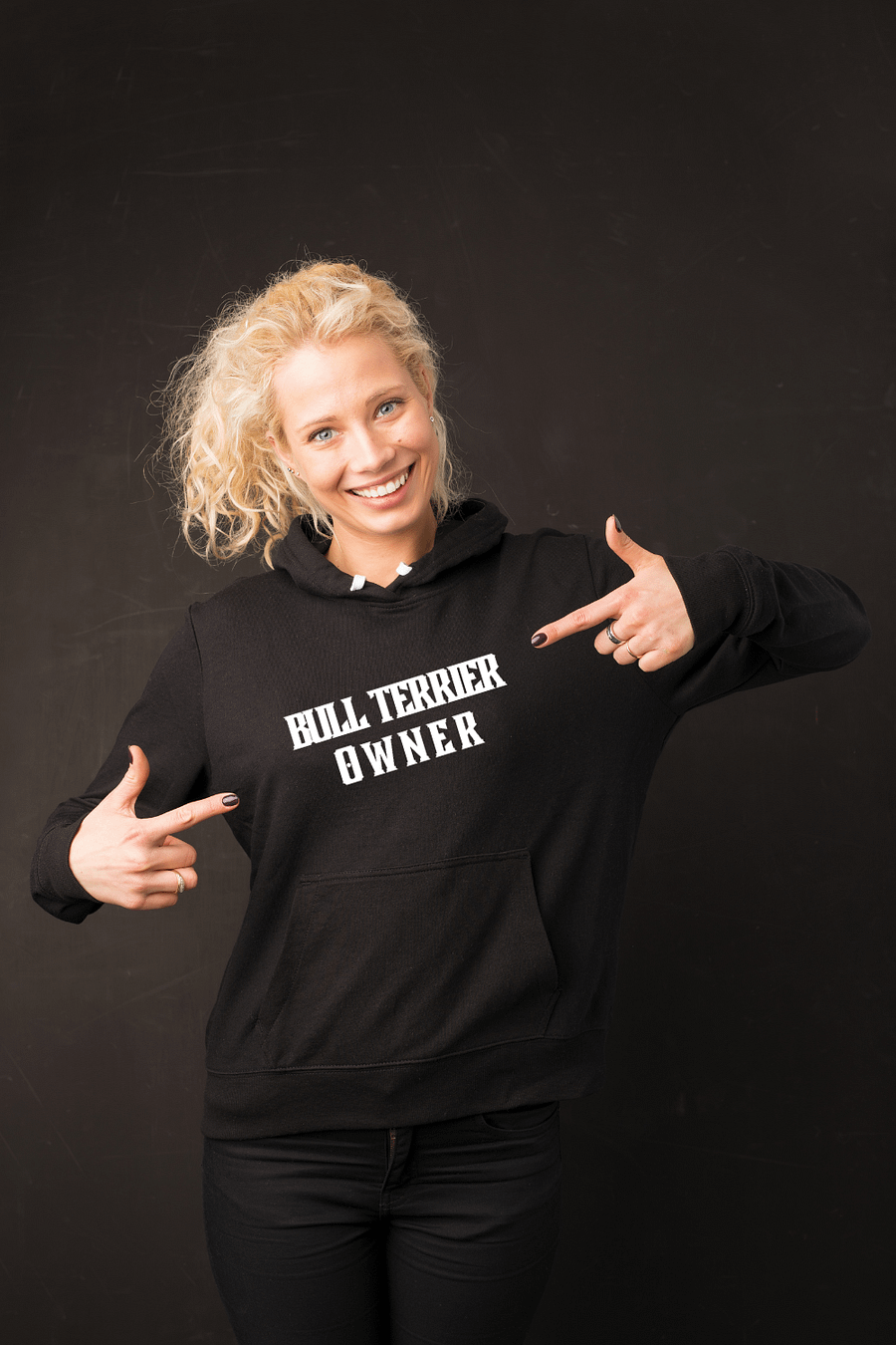 Dark Color Bull Terrier Hoodie product image (4)