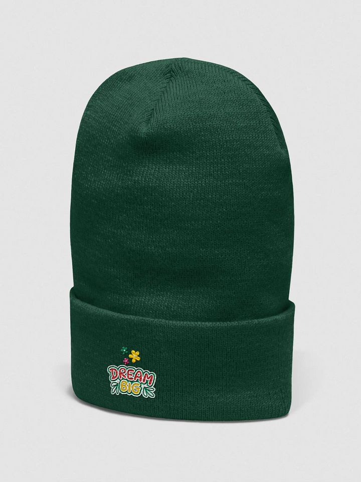 Dream Big Floral Beanie product image (12)