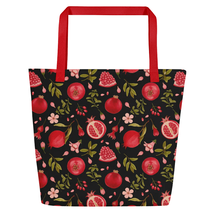 Pomegranate - Large Tote Bag w/ Pocket product image (4)