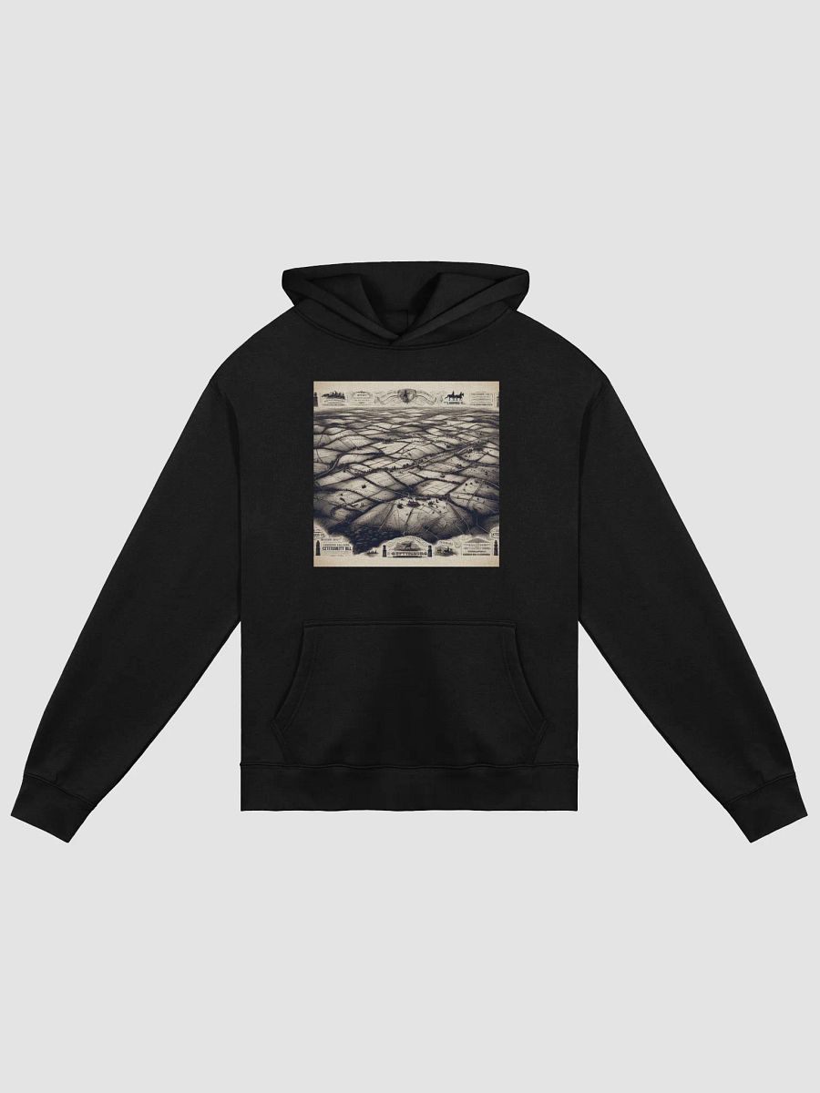 Vintage Gettysburg Map Oversized Hoodie product image (1)