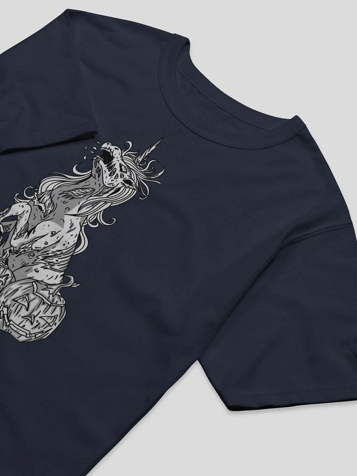 Undeadicorn Black and White T-Shirt product image (2)