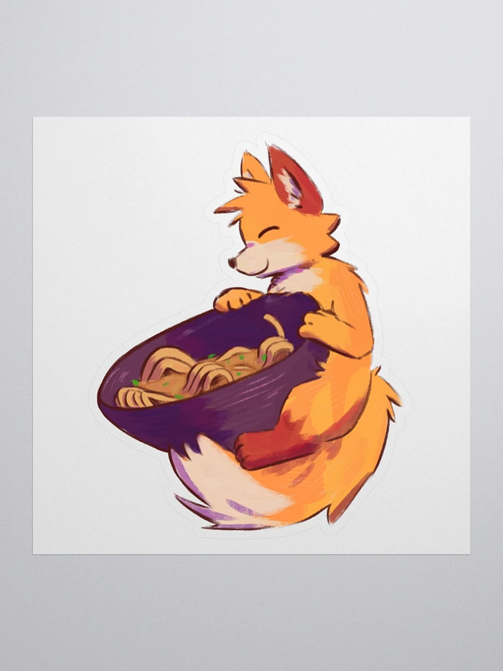 Hungry Fox Sticker product image (2)