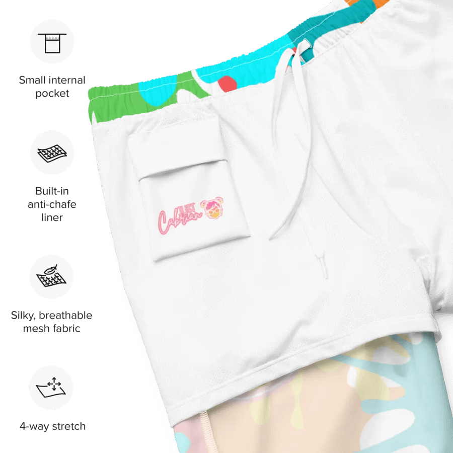 JustCabrian Splat! Print Swim Trunks product image (8)