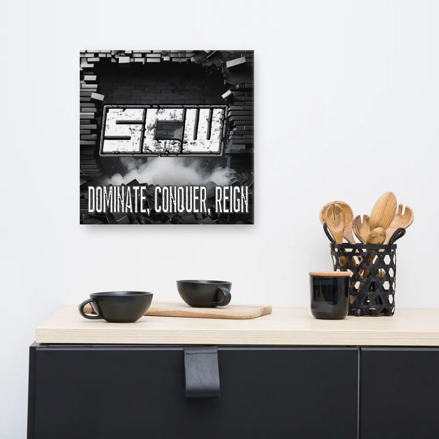 SCW Logo and Mantra Canvas Poster product image (8)