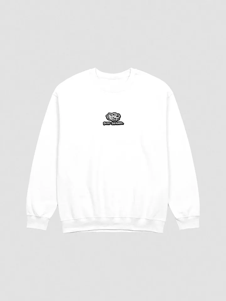 BUSY-BRAINED embroidered crewneck (bubble design 2) product image (2)