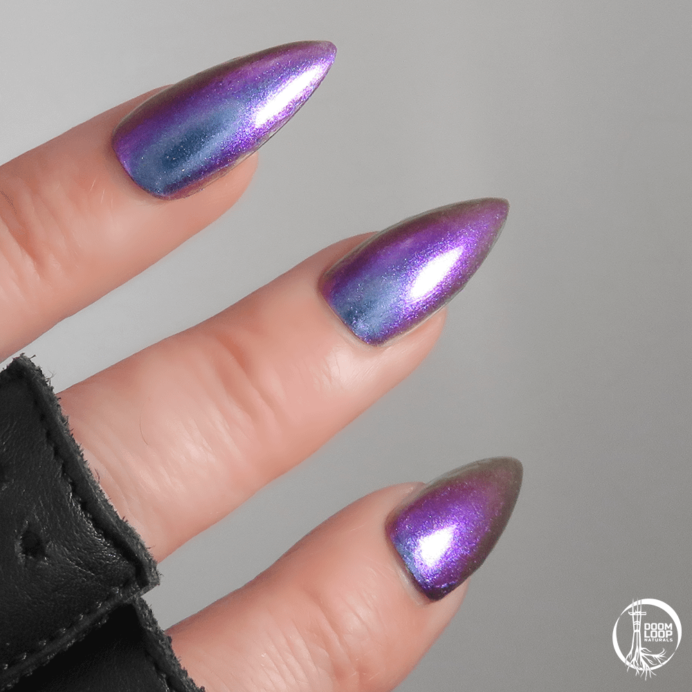 GOBSMACKED BY THE AUDACITY - Blue Green Purple Red Multichrome Nail Polish product image (4)