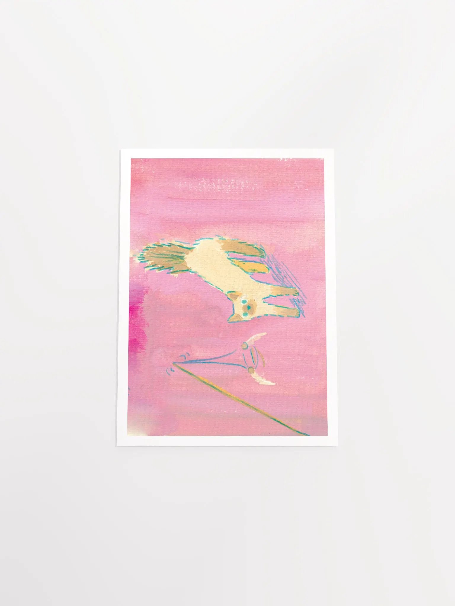 Startled Cat Art print product image (5)