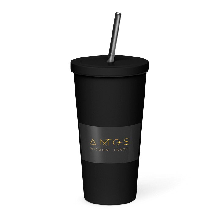 Pahar termic Black Logo ®️AMOS WISDOM TAROT product image (1)