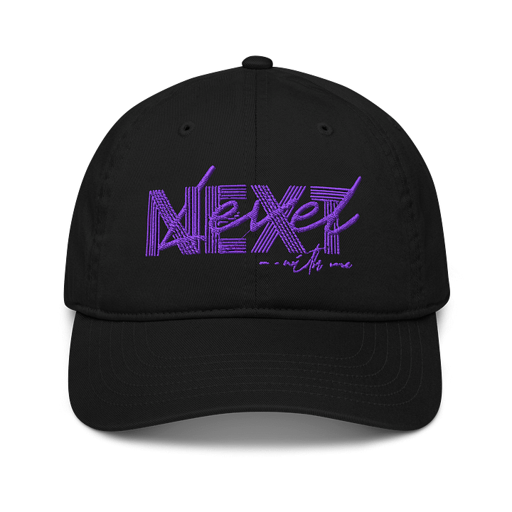 Interconnected Violet Organic Dad Hat product image (1)