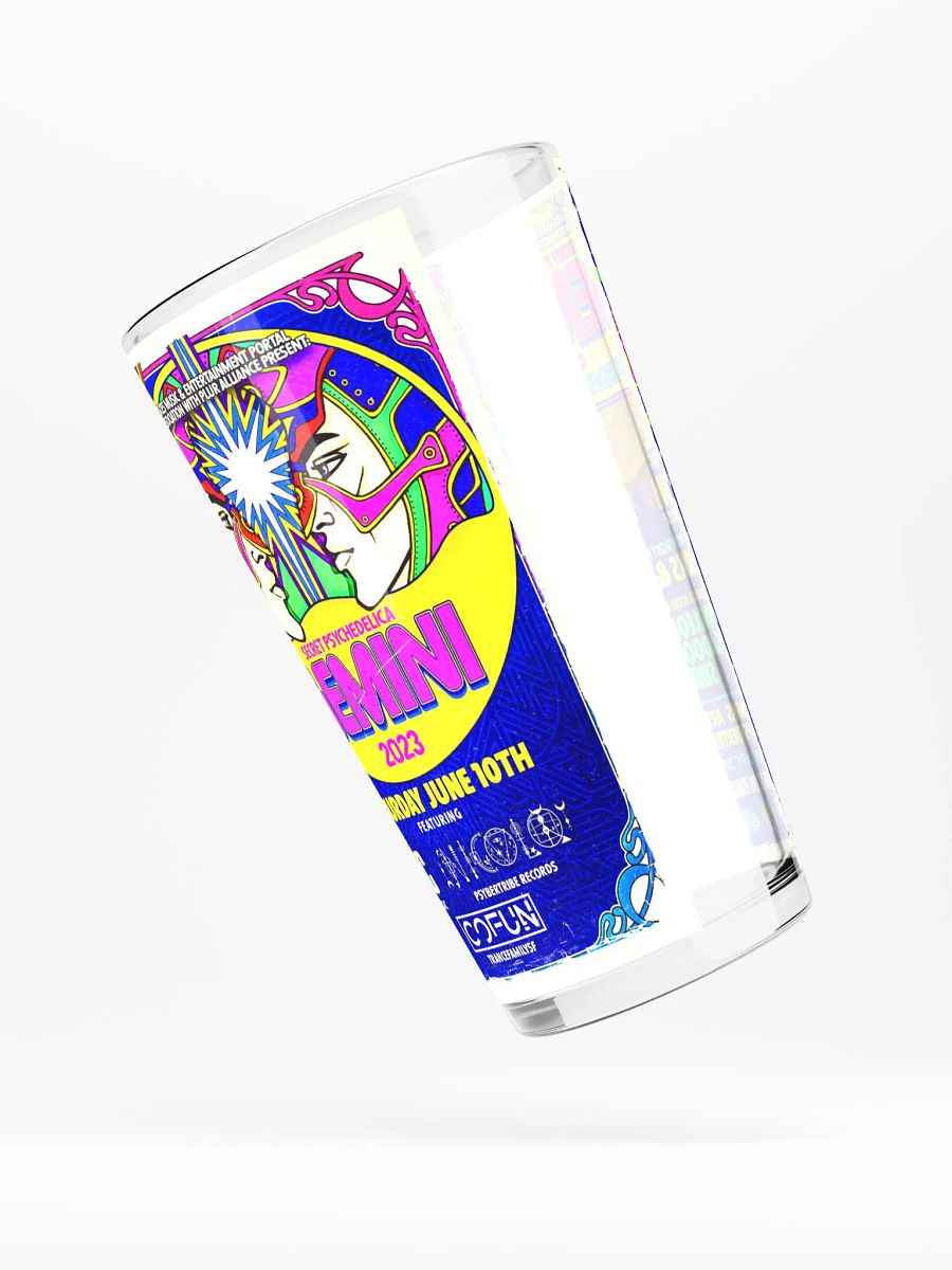 Gemini 2023 Shaker Pint Glass product image (3)