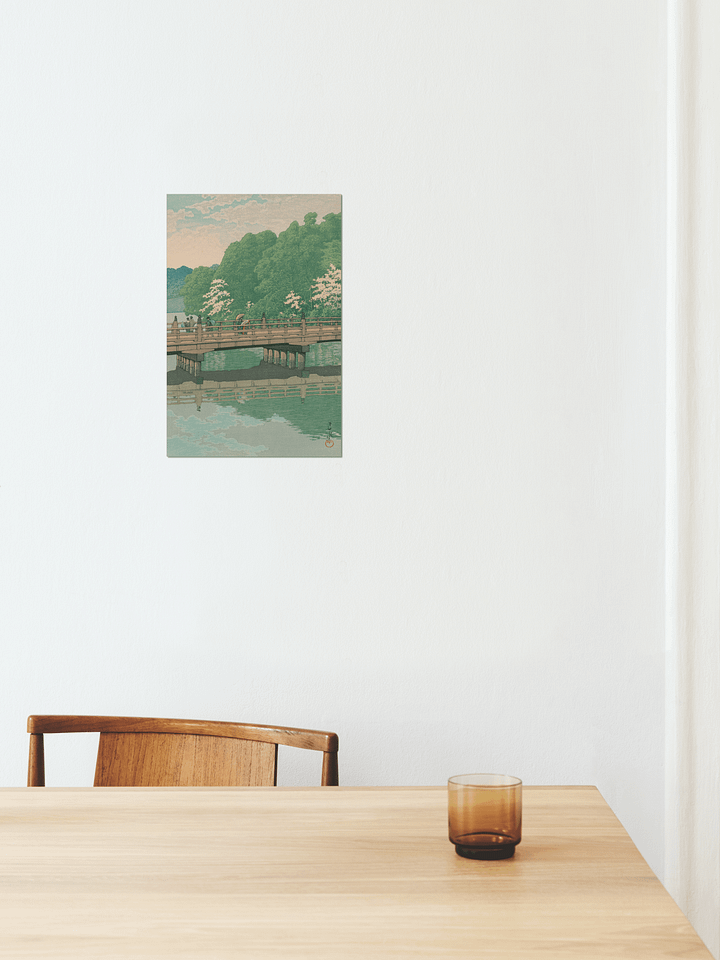 Late Autumn at Ichikawa - Kawase Hasui product image (1)