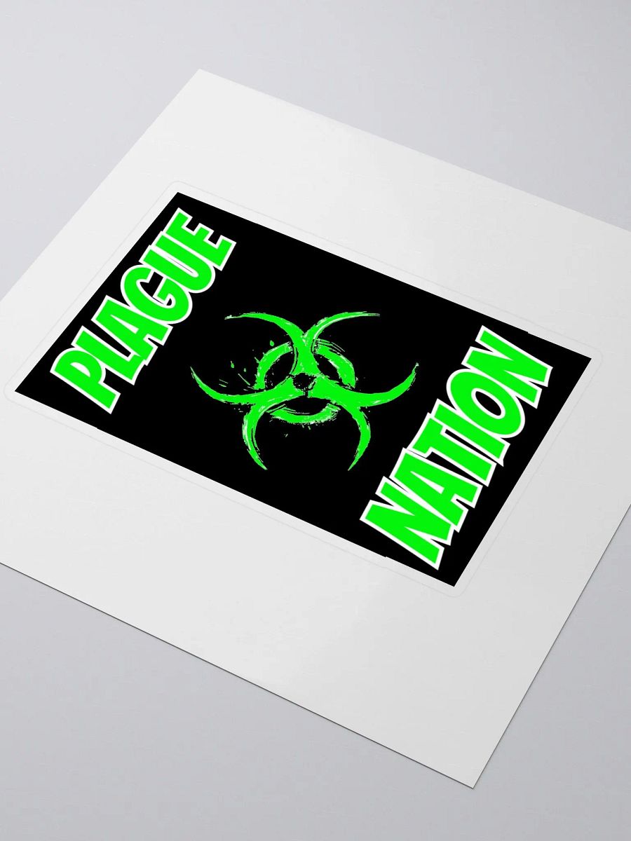 PLAGUE NATION Biohazard sticker product image (3)
