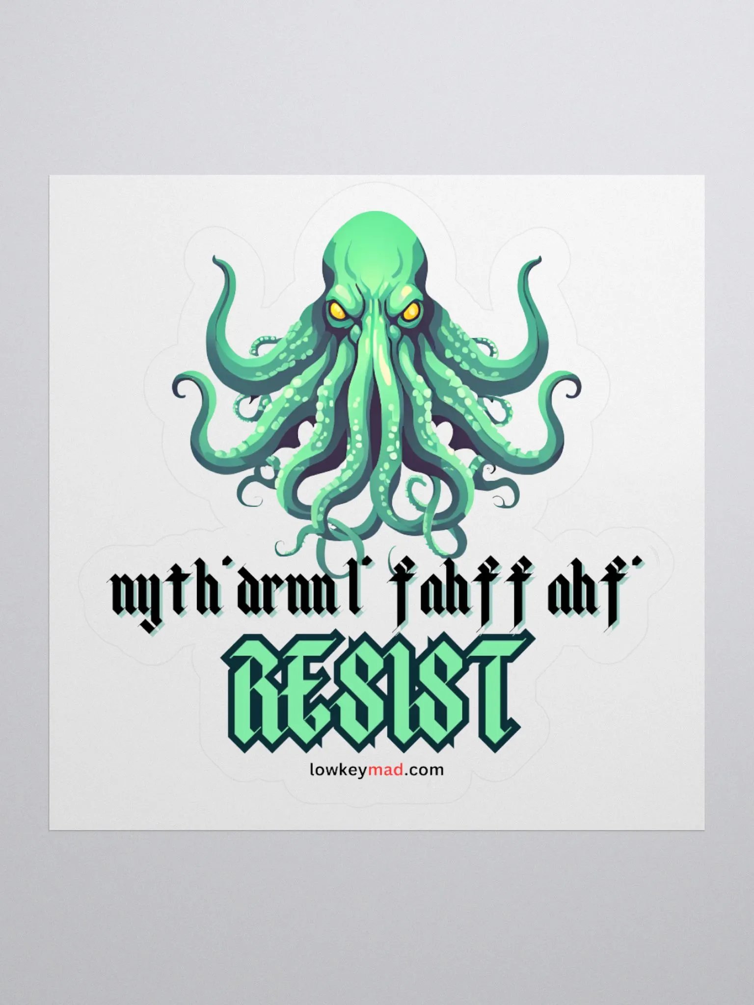 Cthulhu Resists Sticker product image (1)