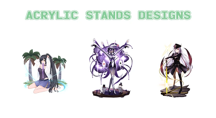 Acrylic Stand 3x | Design 2 (Tower of Fantasy) product image (1)