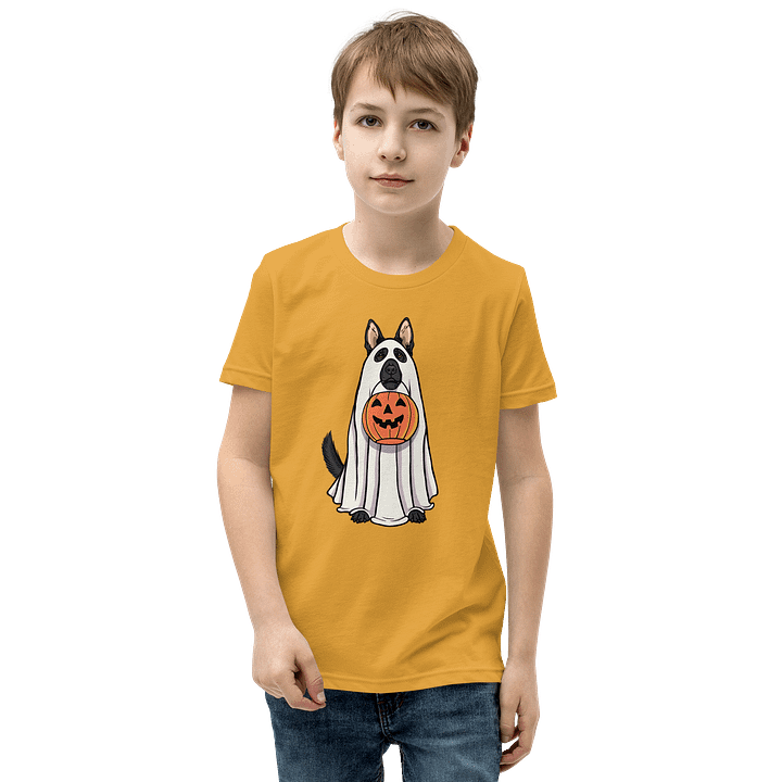 Halloween German Shepherd(Black) Youth T-Shirt product image (17)