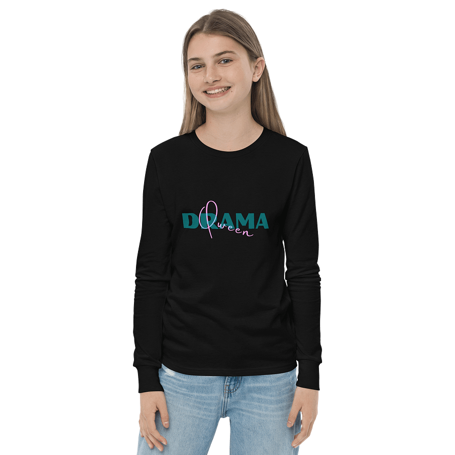 Drama Queen Youth Long Sleeve Tee product image (4)