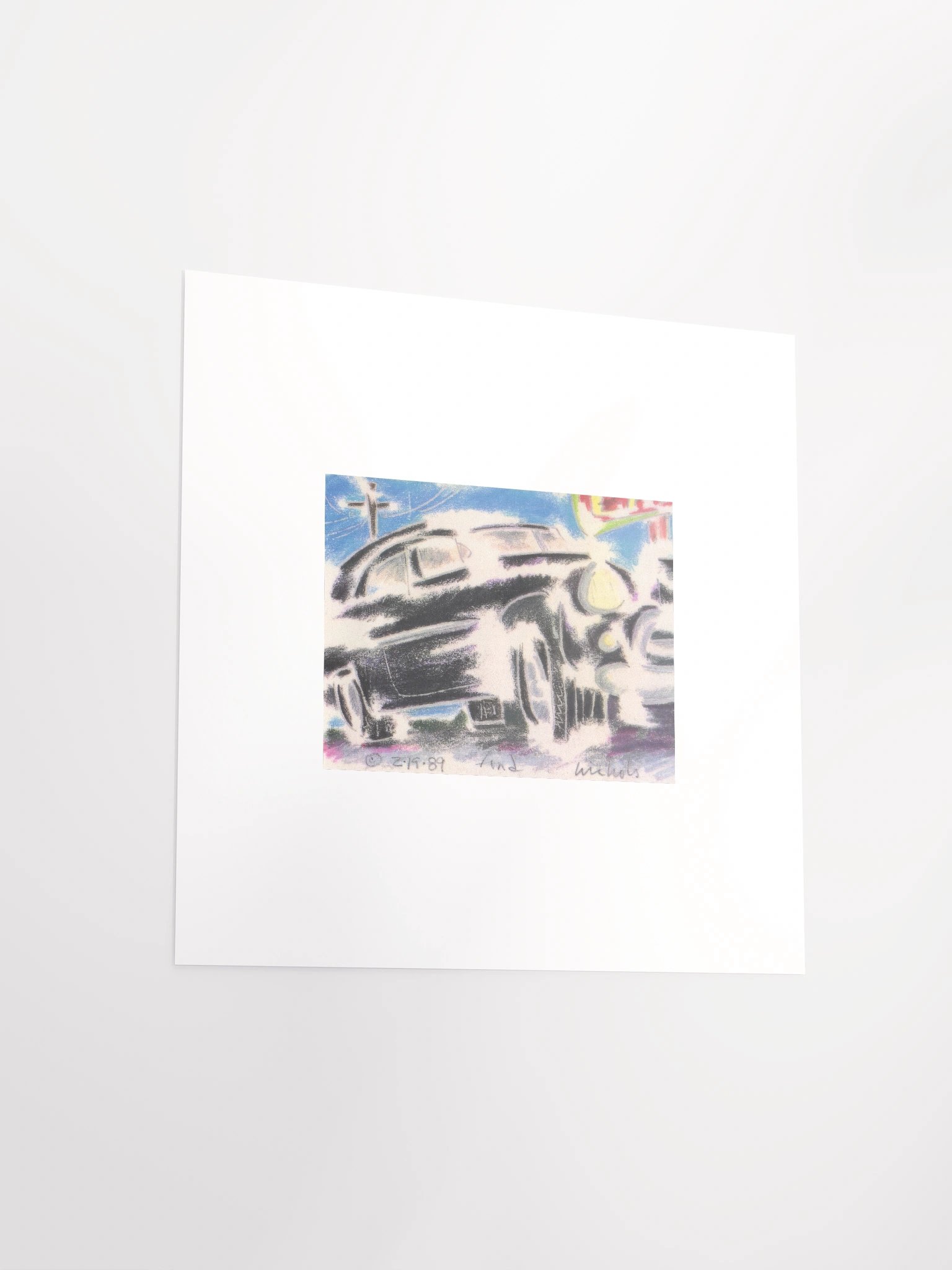 Car 1989 print product image (4)