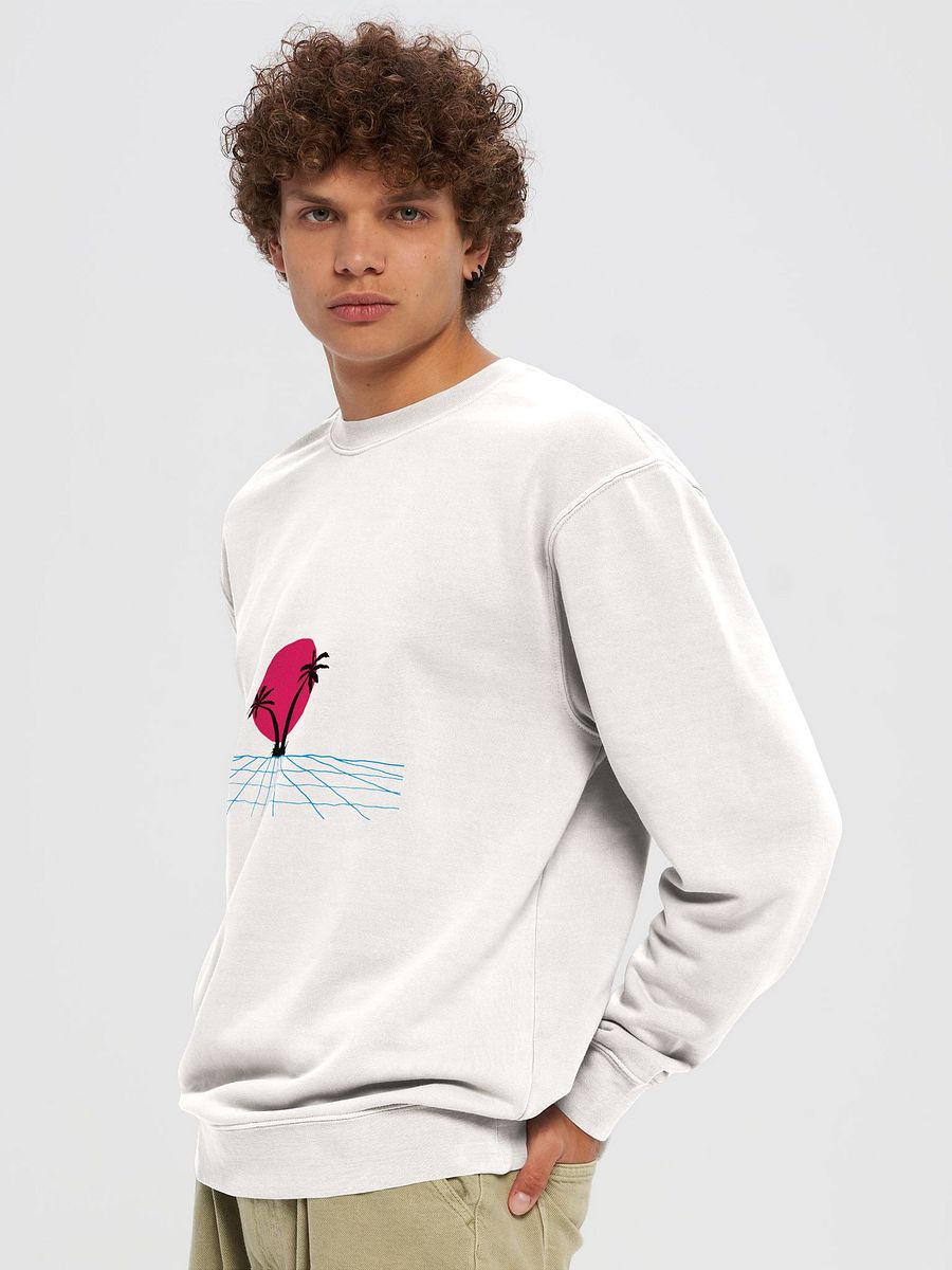 Retro-Futuristic Palm Tree Sweatshirt product image (5)