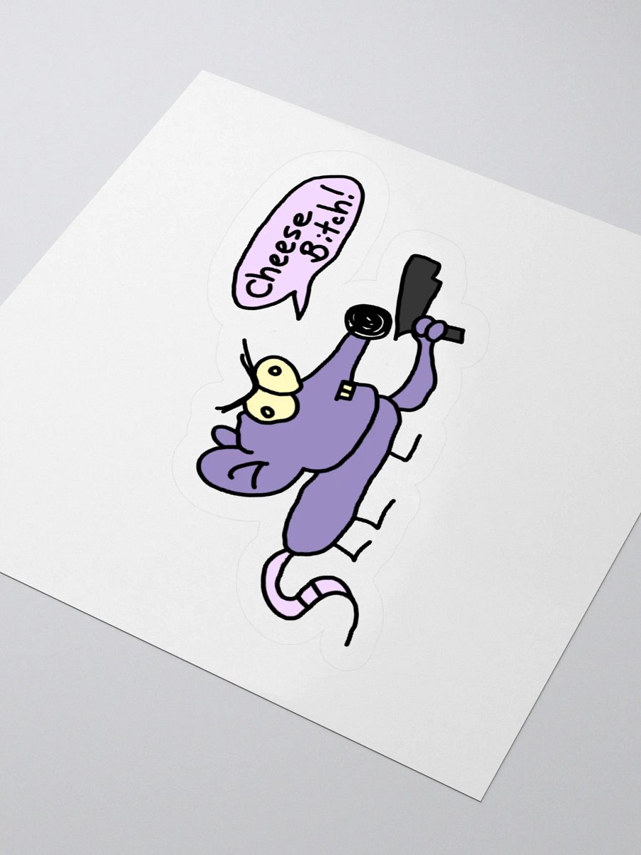 Cheese bitch! sticker product image (7)