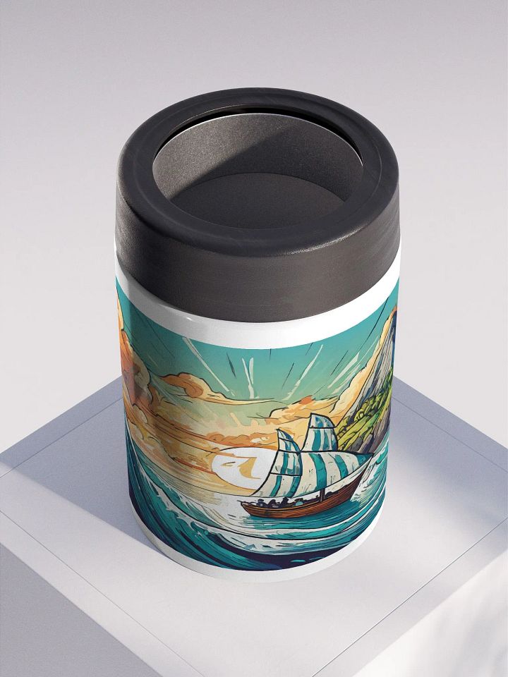 Summer Wind Charters: Island Sail Steel Beer Holder product image (2)