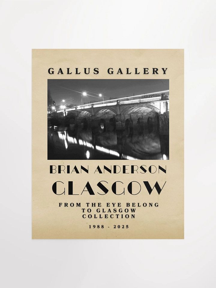 Posters Glasgow Ltd Edition of 250 product image (1)