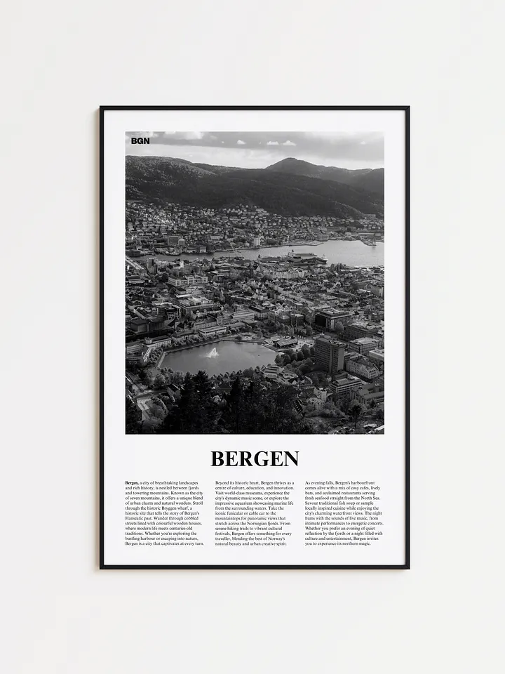 Bergen 02 Newspaper Poster product image (1)